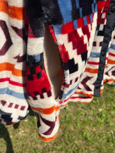 Load image into Gallery viewer, no. 20 geometric fleece snap sweater