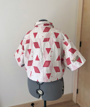Load image into Gallery viewer, no. 41 zip-up patchwork chore shirt