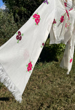 Load image into Gallery viewer, no. 21 embroidered flower tie top