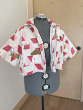 Load image into Gallery viewer, no. 41 zip-up patchwork chore shirt