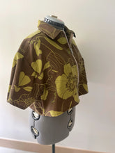 Load image into Gallery viewer, no. 45 zip-up floral chore shirt
