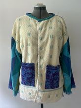 Load image into Gallery viewer, no. 28 blue towel coverup