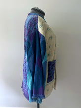 Load image into Gallery viewer, no. 28 blue towel coverup