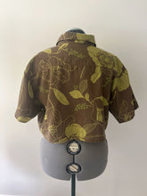 Load image into Gallery viewer, no. 45 zip-up floral chore shirt