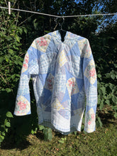 Load image into Gallery viewer, no. 25 baby blue quilt hoodie