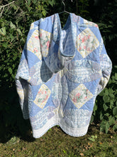 Load image into Gallery viewer, no. 25 baby blue quilt hoodie