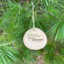 Load image into Gallery viewer, pet in memoriam ornament