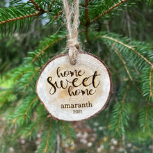 Load image into Gallery viewer, home sweet home ornament