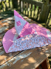 Load image into Gallery viewer, CHERRY BLOSSOM - quilted witch hat
