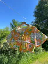 Load image into Gallery viewer, no. 8 Flower Power tie top
