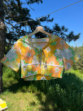 Load image into Gallery viewer, no. 8 Flower Power tie top

