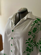 Load image into Gallery viewer, no. 48 green hibiscus shirt
