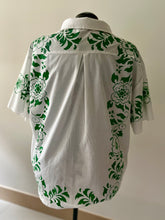 Load image into Gallery viewer, no. 48 green hibiscus shirt
