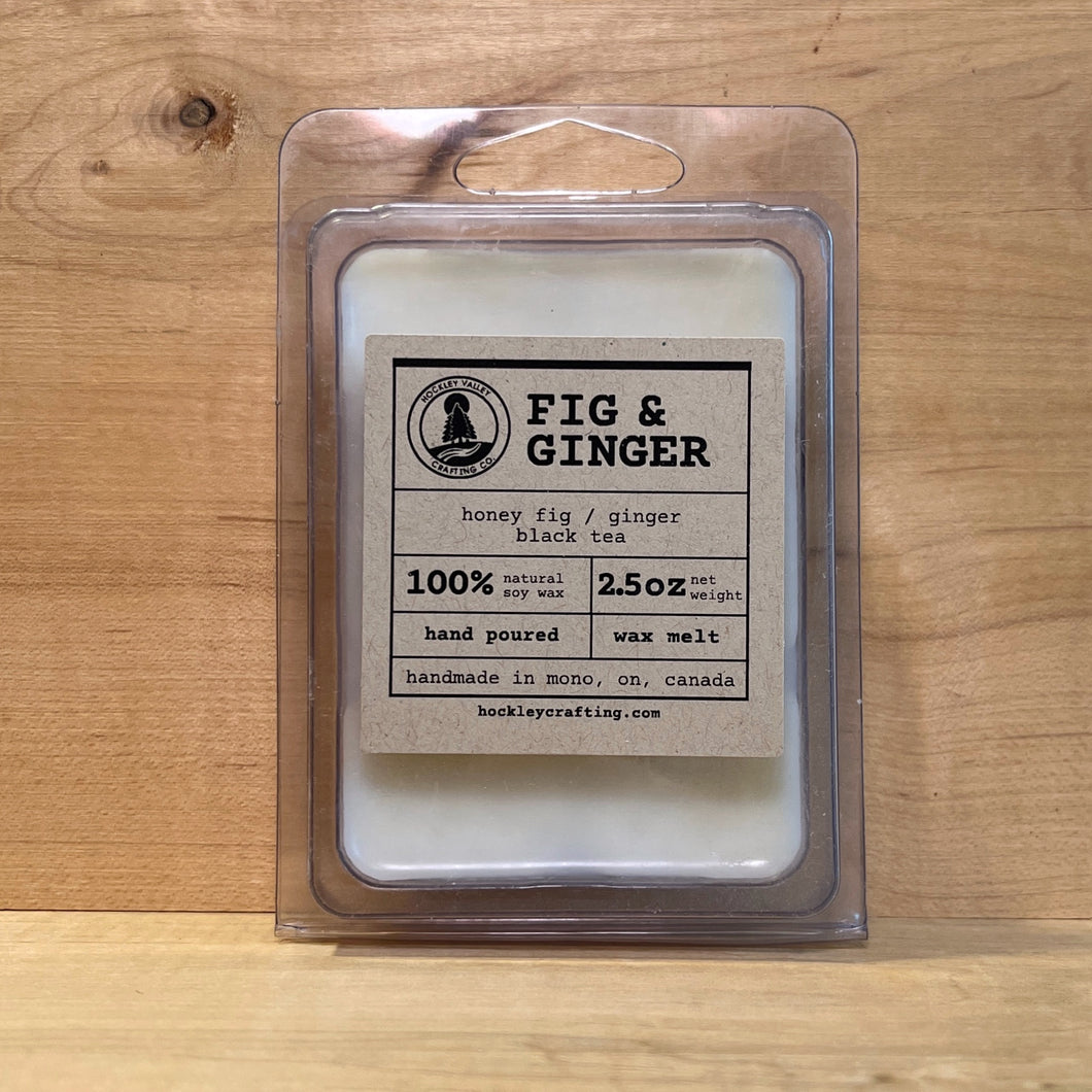 fig & ginger wax melt