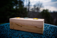 Load image into Gallery viewer, long cedarwood tealight holder
