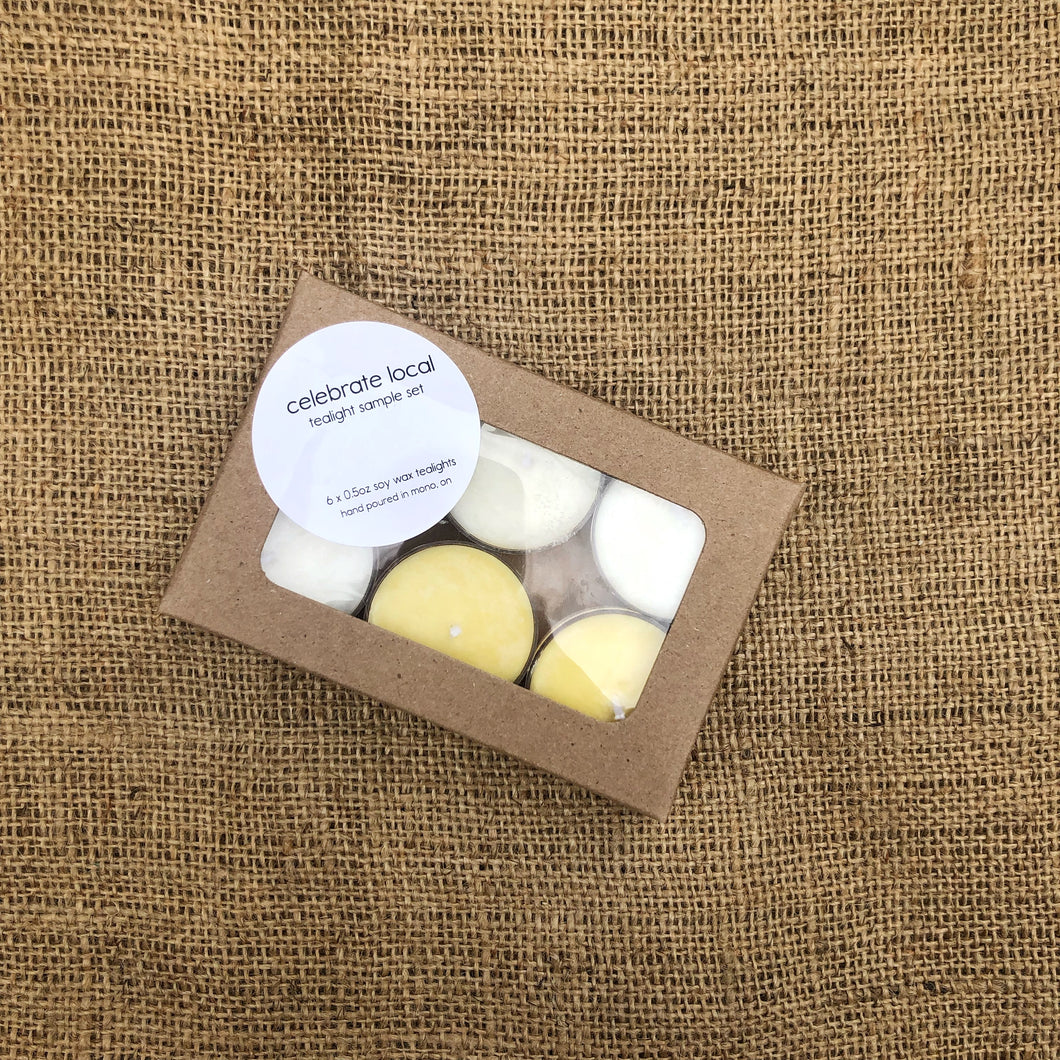celebrate local tealight set