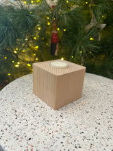 Load image into Gallery viewer, cedarwood pillar tealight holders
