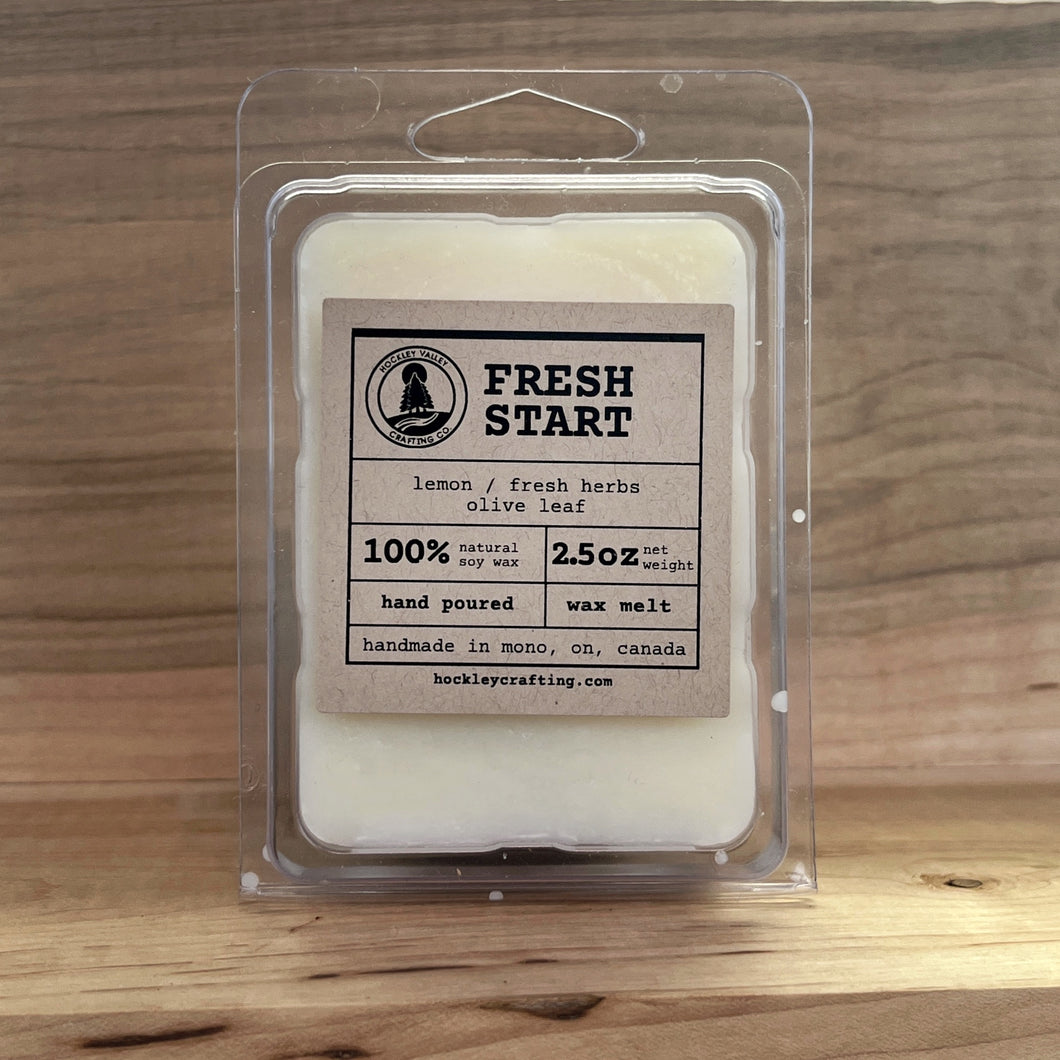 fresh start wax melt