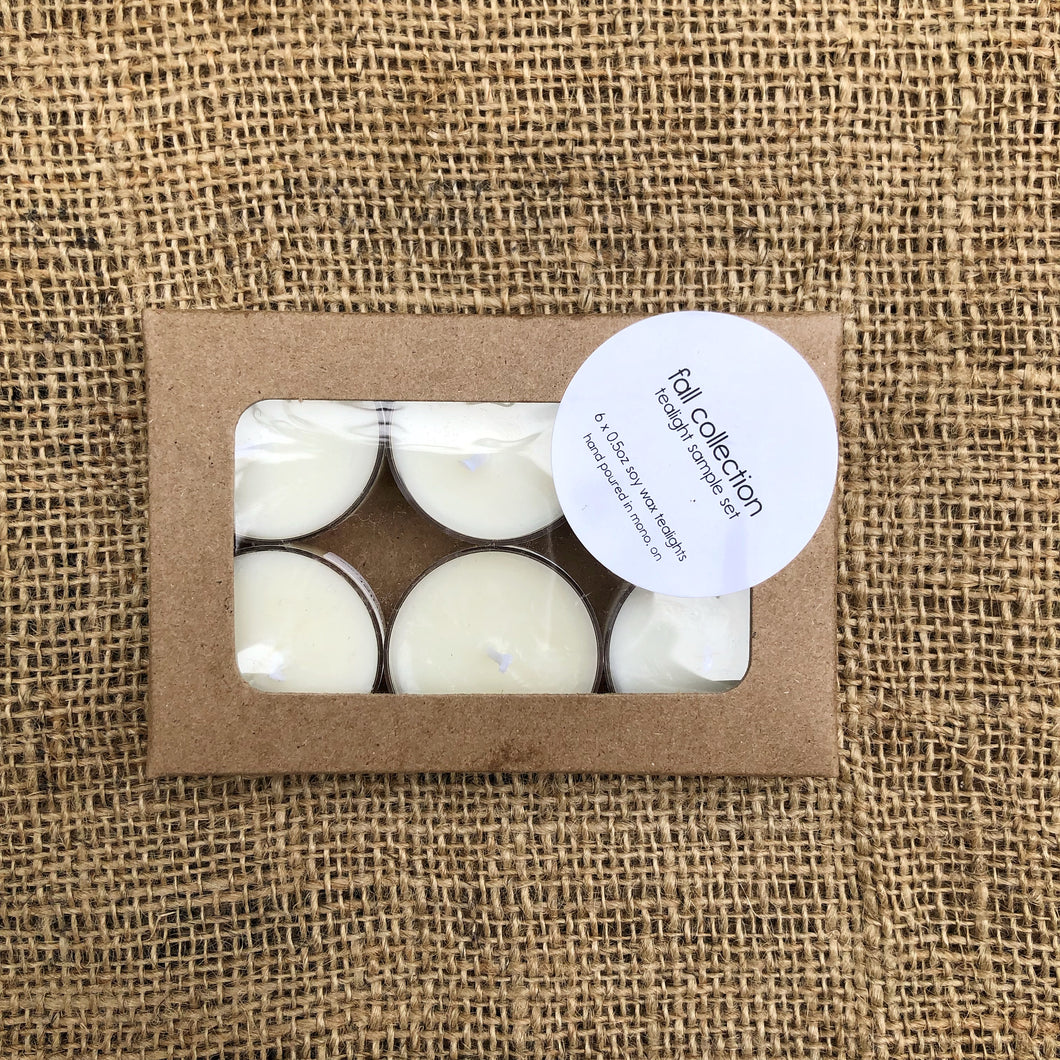 fall collection tealight set