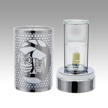 Load image into Gallery viewer, silver owls wax warmer
