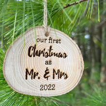 Load image into Gallery viewer, first christmas as mr &amp; mrs
